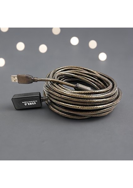 20 Metre Profesyonel Çipli USB Extension Uzatma Kablosu