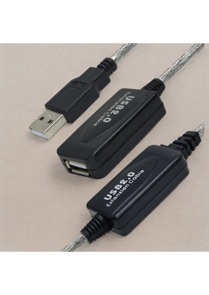 20 Metre Profesyonel Çipli USB Extension Uzatma Kablosu