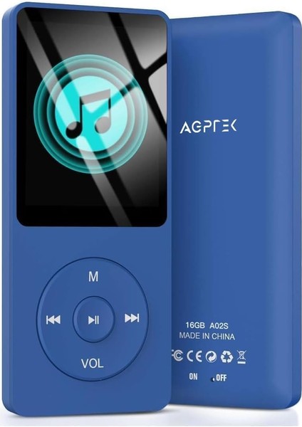 MP3 Çalar 1,8 inç Ekranlı 16 gb Taşınabilir