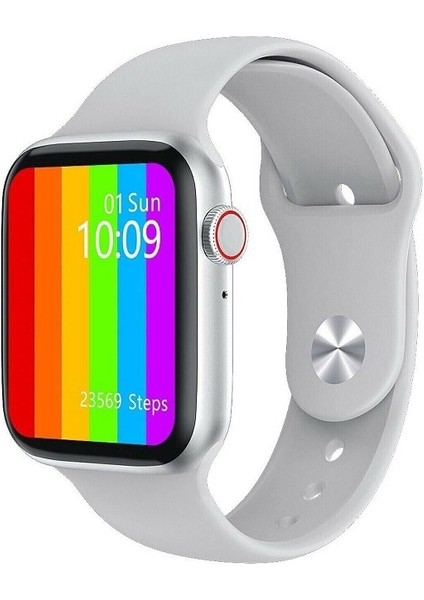 Beyaz Tüm Telefonlarla Uyumlu Beyaz Watch 6 Series Akıllı Saat ve Siyah Tws I12 Uyumlu Bluetooth Ku