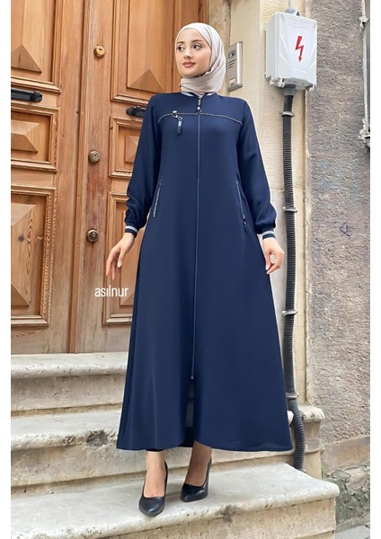 Nida Ribanalı Ferace Lacivert