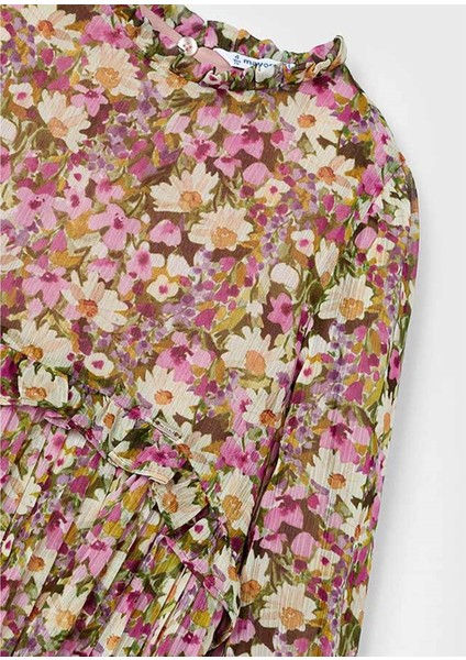 Kız Çocuk Elbise - Mayoral - Renkli - 3 Yaş indirimleri