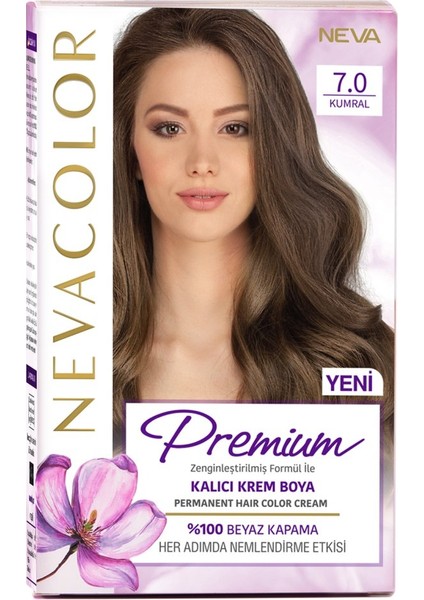 7.0 Kumral Kalıcı Krem Saç Boyası Seti