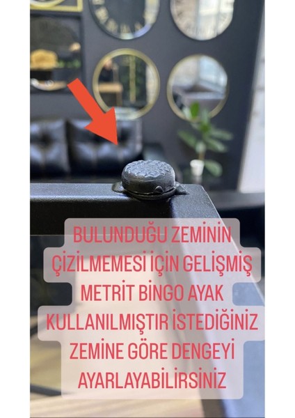 Siyah Sehpa 3'lü Füme Camlı Çok Amaçlı Metal Güvenilir Temperli Füme Camlı C Sehpa Siyah Füme Camlı