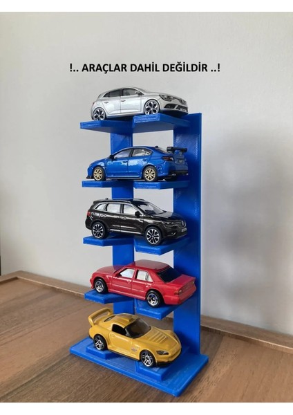 1:64 Ölçek Araç Sergileme Standı (5 Araçlık) - (Araçlar Dahil Değildir)