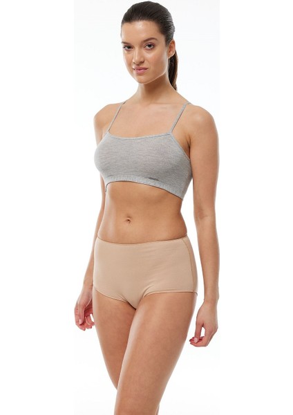 1053 4'lü Paket Kadın Modal Geniş Kenarlı Iz Yapmayan Slip & Külot modelleri