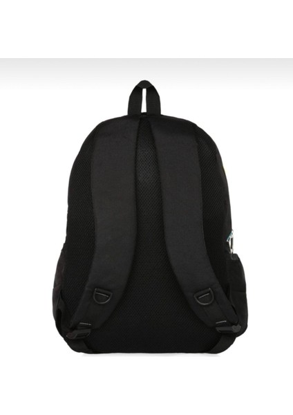 100% Polyester Entegre Ilkokul Çantası Tekstil Tek Ebat Back To School Siyah