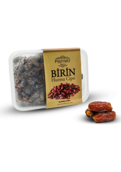Birin Atıştırmalık Hurma Cipsi 500GR (Şekersiz) Payitaht Hurma 5’li Kampanyalı Paket