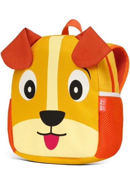 Zuzu Bags Baskılı Unisex Sarı Köpek Baskılı Kreş Çantası (1-4 Yaş) Sarı Tek Ebat Ilkokul Unisex Tekstil Sırt