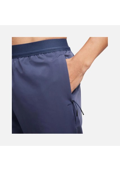 A.p.s Dri Fit Dokuma Çok Yönlü Men's Blue Sweatpants Erkek Mavi Spor Eşofman Altı FN3014