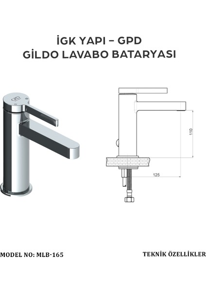 MLB165 - Gildo Lavabo Bataryası fırsatları