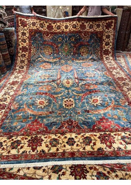 El Dokuma Afgan Halısı Ağaç Klasik Model Yeni Tasarım Ebat 425x307.