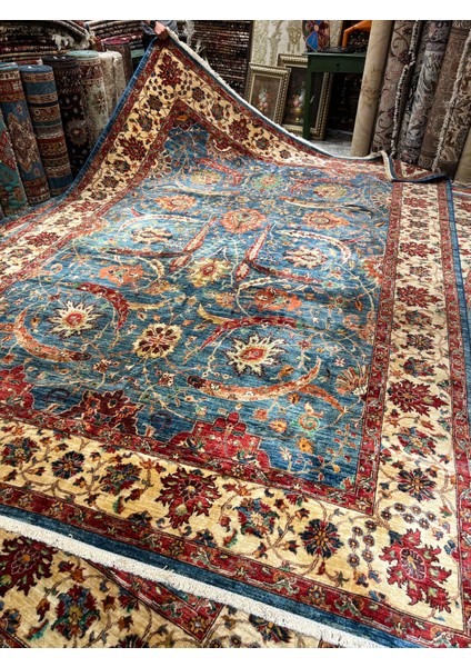 El Dokuma Afgan Halısı Ağaç Klasik Model Yeni Tasarım Ebat 425x307. modelleri