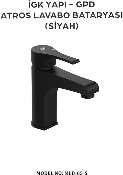 MLB65-S - Atros Lavabo Bataryası (Siyah) fiyatları