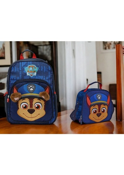 Çok Renkli Paw Patrol Kulaklı Ilkokul Çantası ve Beslenme Çantası Back To School Lisanslı