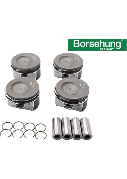 03F107065FKIT Piston Segman Std 77.01 Mm 4 Adet - Polo-Passat-Jetta-Golf-Fabıa-Ibıza-Octavıa-Yetı-Leon-1.2 Lt.-Tsı-Cbza-Zbzb