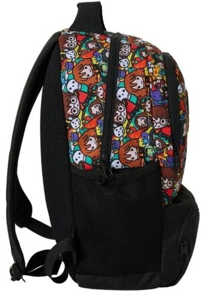 Çok Renkli Okul Çantası ve Beslenme Çantası 100% Polyester Back To School Lisanslı