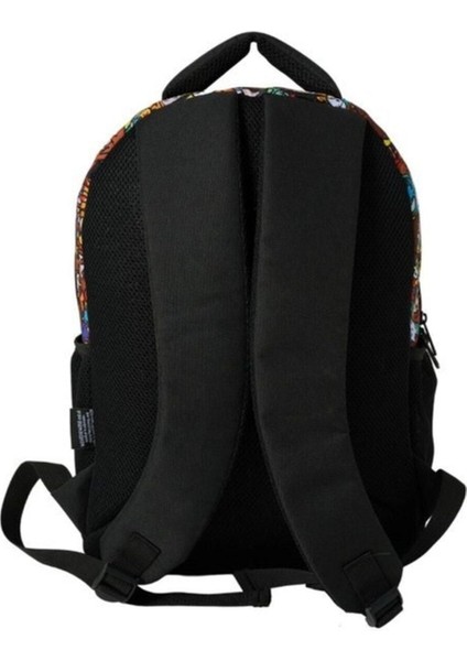 Çok Renkli Okul Çantası ve Beslenme Çantası 100% Polyester Back To School Lisanslı