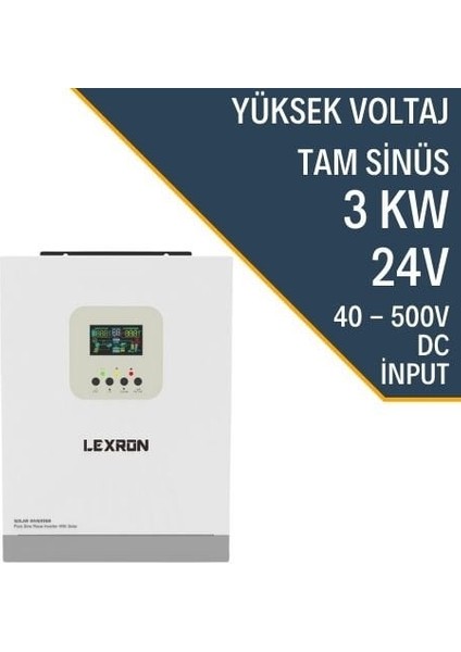 3kw Hv Mppt 40-500 Pv Input Akıllı Inverter