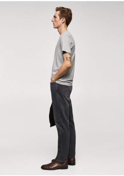 Man Basic Comfort Strech Pamuklu Tişört