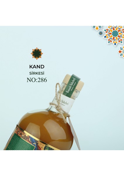 No : 286 Kand Sirkesi 500 ml