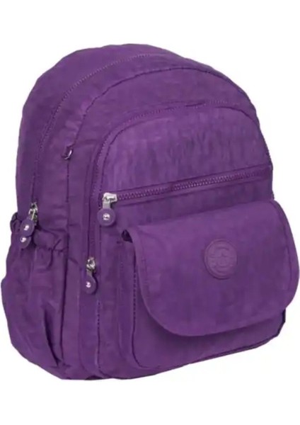 Back To School Su Geçirmez Krinkıl Kumaş Mini Sırt Çantası 1640 Siyah fırsatları