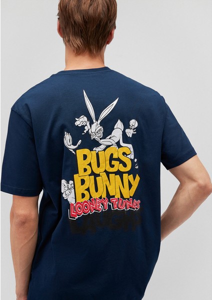 Bugs Bunny Baksılı Mavi Tişört0612305-70764