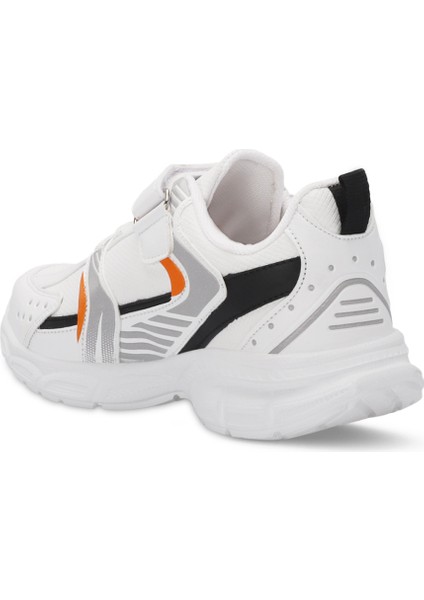 KENDALL Unisex Çocuk Sneaker Koşu & Yürüyüş Ayakkabısı Beyaz / Turuncu