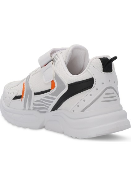 KENDALL Unisex Çocuk Sneaker Koşu & Yürüyüş Ayakkabısı Beyaz / Turuncu
