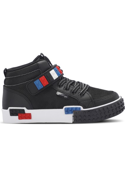 NORTH Unisex Çocuk Sneaker Koşu & Yürüyüş Ayakkabısı Siyah / Beyaz