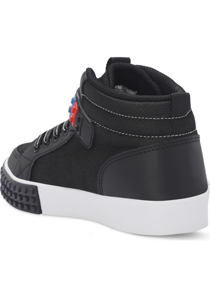 NORTH Unisex Çocuk Sneaker Koşu & Yürüyüş Ayakkabısı Siyah / Beyaz