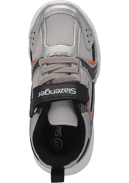 KENDALL Unisex Çocuk Sneaker Koşu & Yürüyüş Ayakkabısı Gri / Siyah