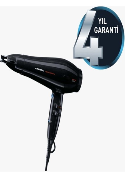 2200 W Grundig Hd 9280 Professional Hair Dryer 2200 W Iyonik Saç Kurutma Makinesi Ac Yok 2 Kademeli