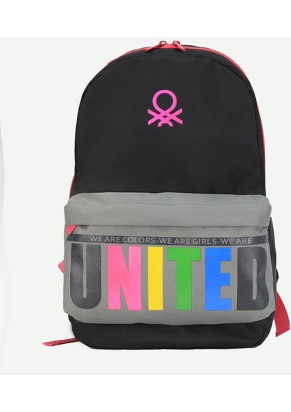 Suya Dayanıklı Ilkokul Çantası 76086 Kumaş Sırt Çantası Tekstil Çok Renkli Ilkokul