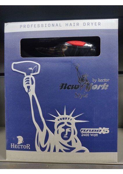 Resmi Distribütör Garantili Newyork Style Profesyonel Siyah Fön Makinası 2400WATT.,FÖN120401 Ac 220