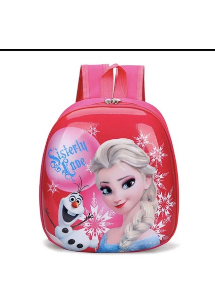 Tek Ebat Elsa Frozen Çanta Okul Sırt Çantası Mix Sırt Çantası Pembe Back To School