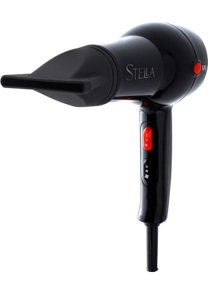 2400 W SR4200 Stella Siyah Saç Kurutma Makinesi Yok Ac Profesyonel Yok 2 Yıl Siyah Yok 2 Kademeli 2 modelleri