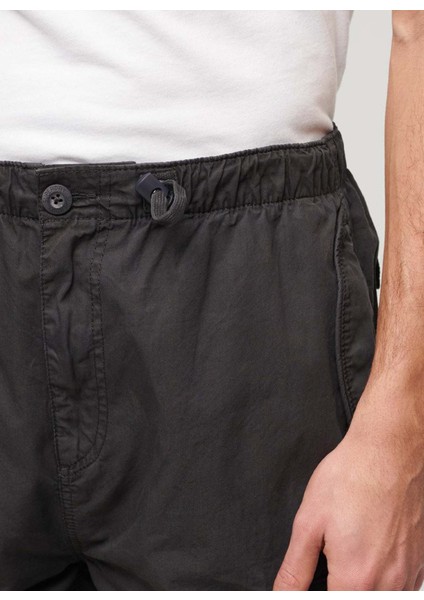Lastikli Paça Siyah Erkek Kargo Pantolon M7011131A02A_PARA Cargo Slım Pant fırsatları