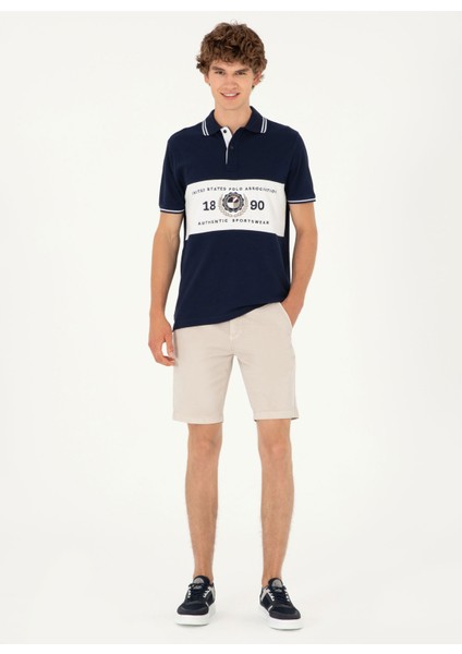 U.s. Polo Assn. Normal Bel Regular Fit Taş Erkek Bermuda Şort SLOPPY24Y