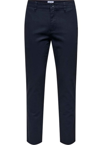 Only & Sons Normal Bel Dar Paça Dar Koyu Lacivert Erkek Pantolon Onsnıcky Pete Slım 0241 Pant