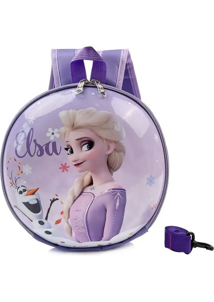 Pembe Elsa Frozen Sırt Çantası Tek Ebat Back To School Mix Sırt Çantası