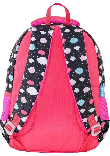 Back To School Muggle Dream Siyah Pembe Okul Çantası MU-6535 Çok Renkli