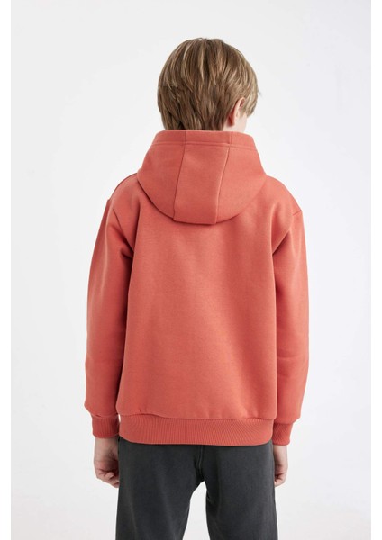 Erkek Çocuk Kapüşonlu Baskılı Sweatshirt C9791A824AU indirimleri
