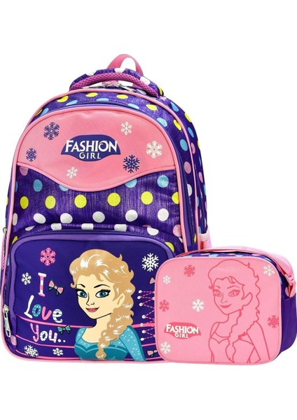 Hayır Roxy Frozen Ilkokul Beslenmeli Insan Sağlığına Uygun Su Geçirmez Okul Çantası Mor Renkli Su G