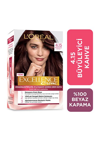 L'oreal Paris Excellence Creme 4.15 Büyüleyici Kahve