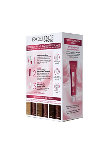 L'oreal Paris Excellence Creme 4.15 Büyüleyici Kahve fırsatları