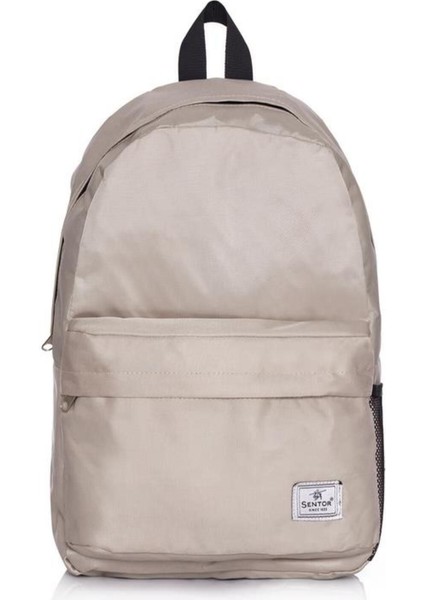 Düz Sırt Çantası 60153 Krem Sırt Çantası Back To School Bej