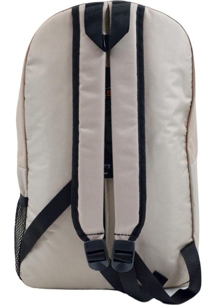 Düz Sırt Çantası 60153 Krem Sırt Çantası Back To School Bej