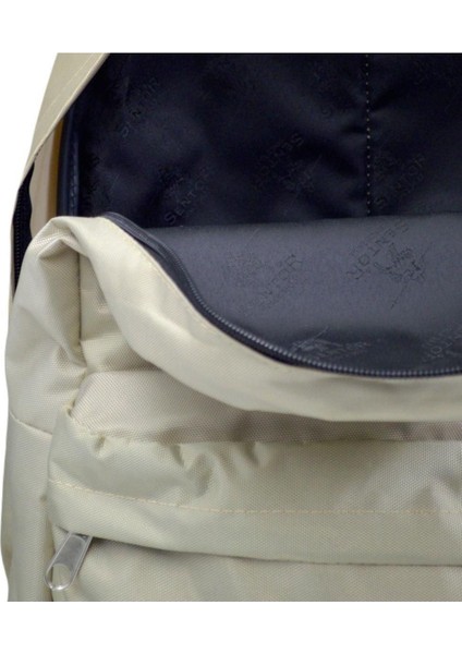 Düz Sırt Çantası 60153 Krem Sırt Çantası Back To School Bej