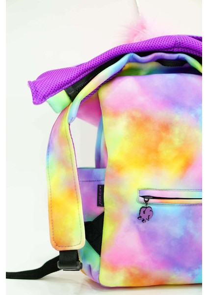 Back To School Back To School Unicorn Large Çıkabilir Kapüşonlu Sırt Çantası Tekstil Unicorn Sırt Ç